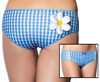 Sexy Plaid Dorothy Boy Shorts