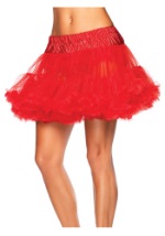 Red Tulle Petticoat Slip