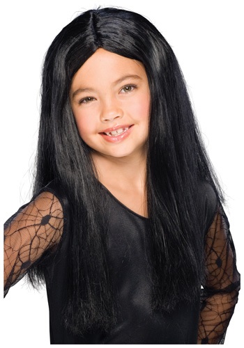 Girls' Black Witch Wig